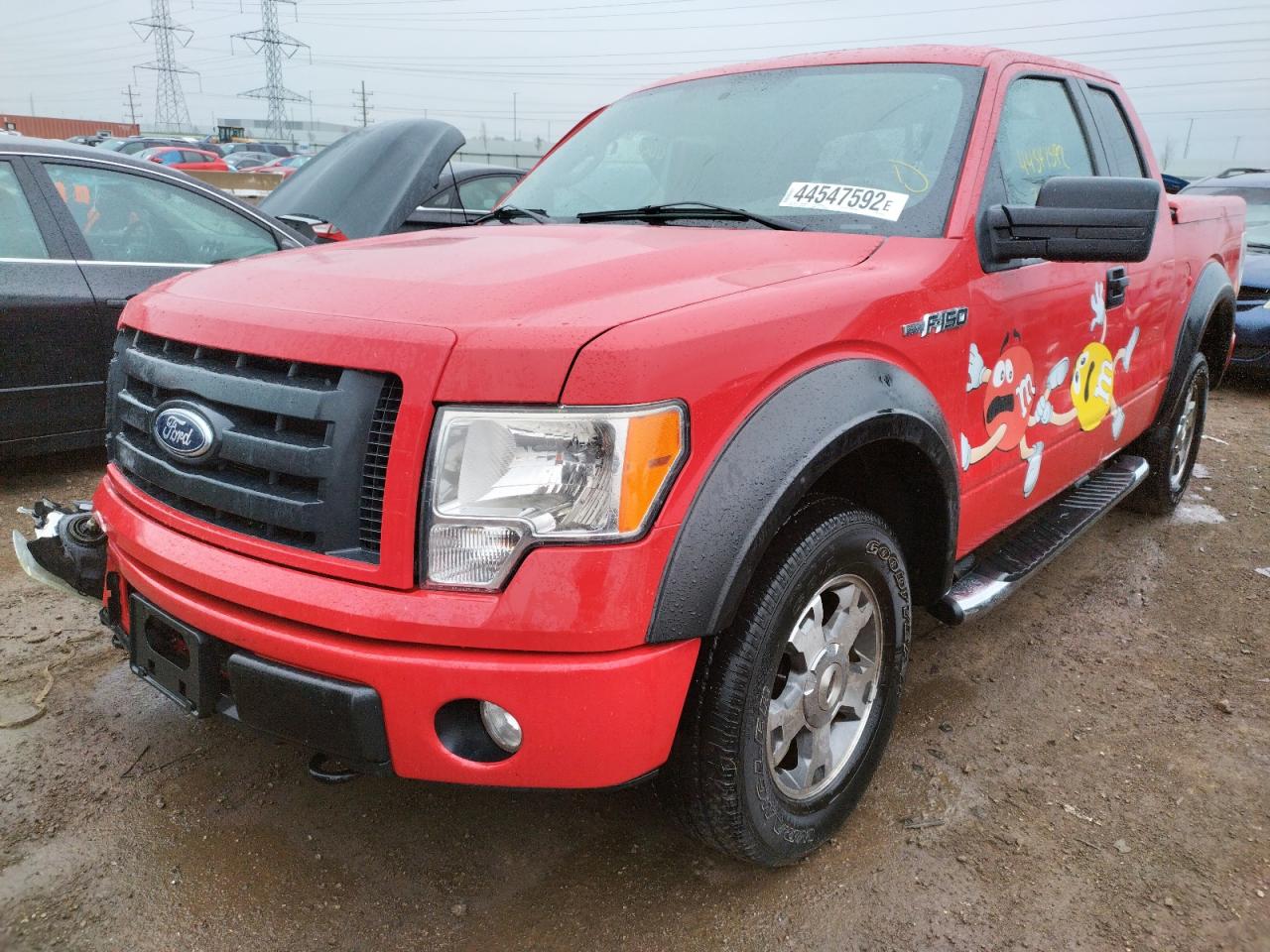 Photo 2 from auction – 2009 FORD F150 SUPER with VIN 1FTRX14849FA17614