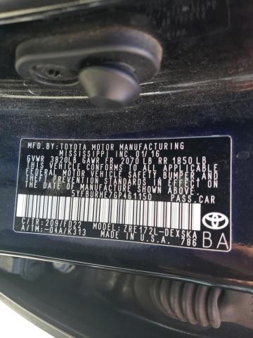 Photo 10 from auction – 2016 TOYOTA COROLLA L with VIN 5YFBURHE7GP461150