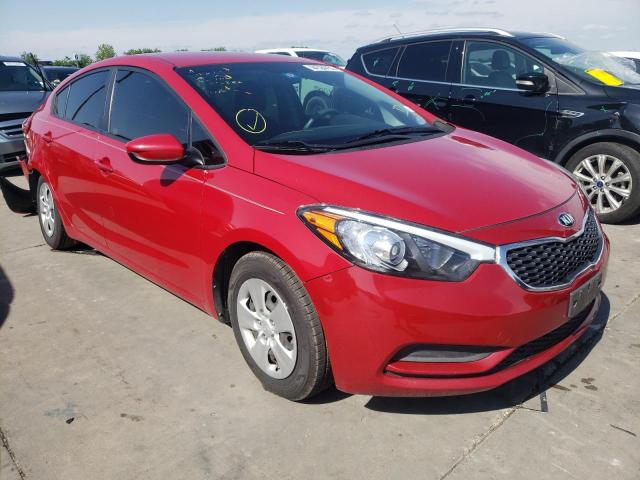 Photo 1 from auction – 2016 KIA FORTE LX with VIN KNAFK4A60G5576633