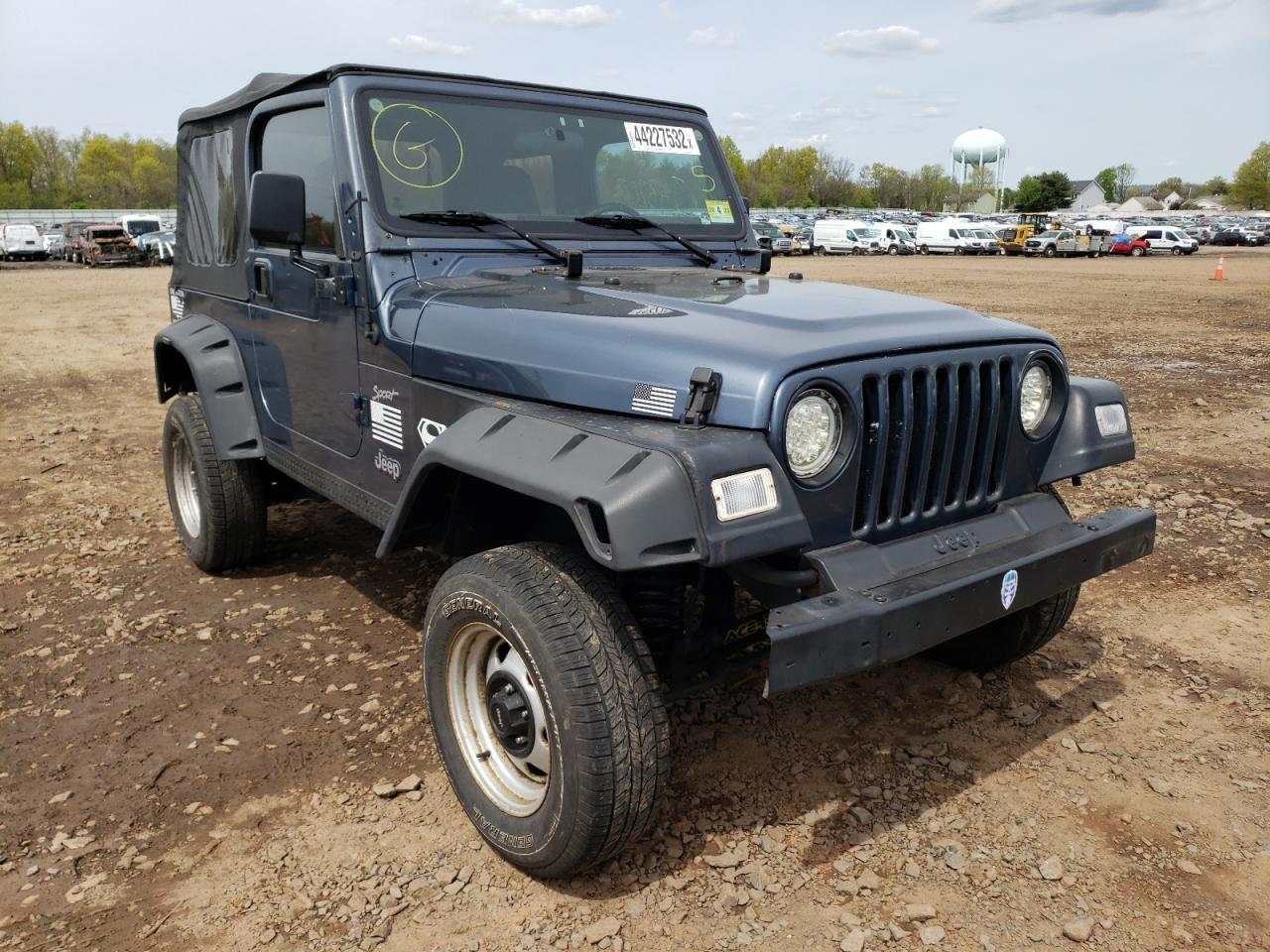 JEEP WRANGLER / 2002 with VIN 1J4FA49S62P720331 - Photo from auction