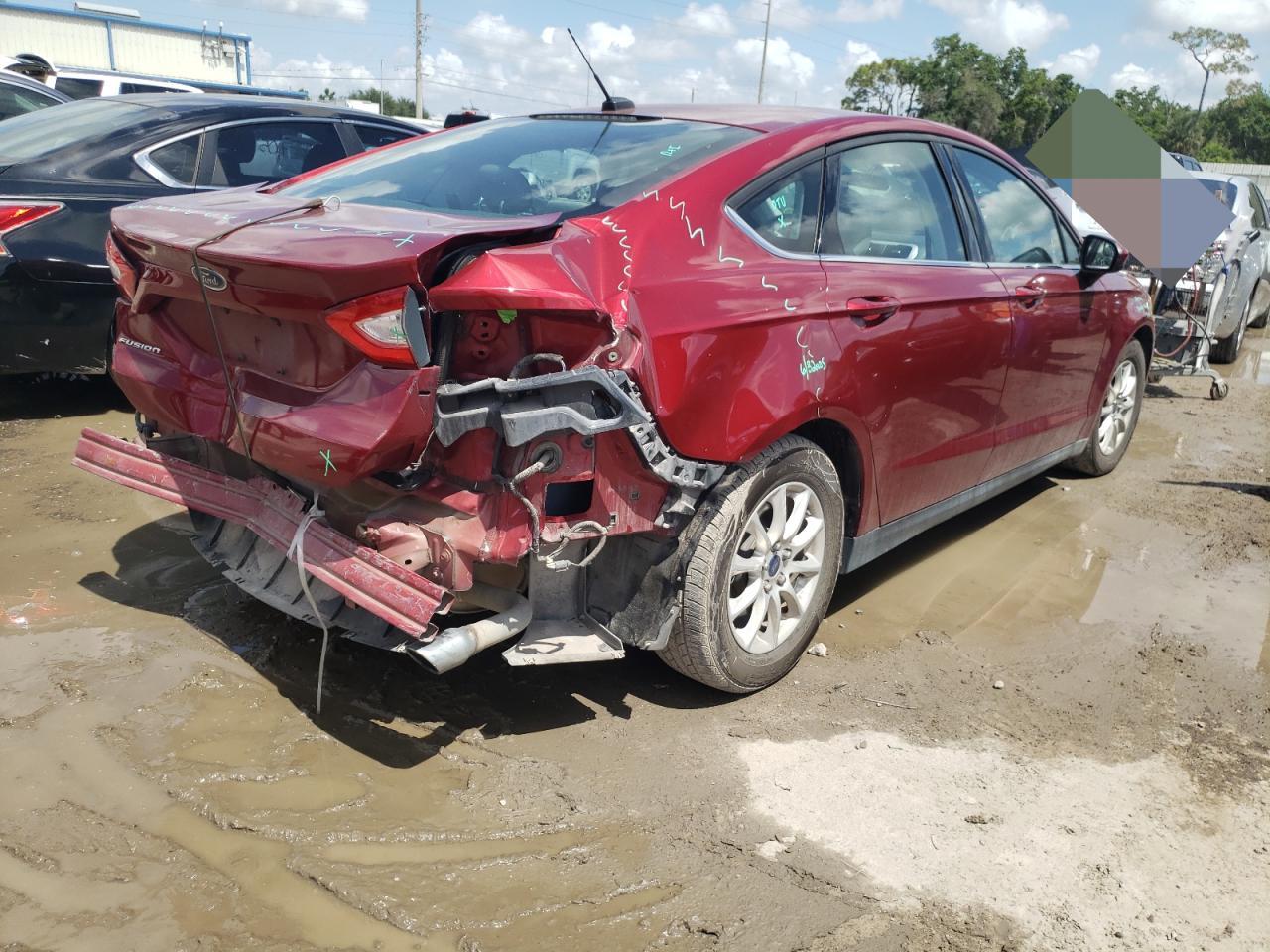 Photo 4 from auction – 2016 FORD FUSION S with VIN 3FA6P0G77GR376879