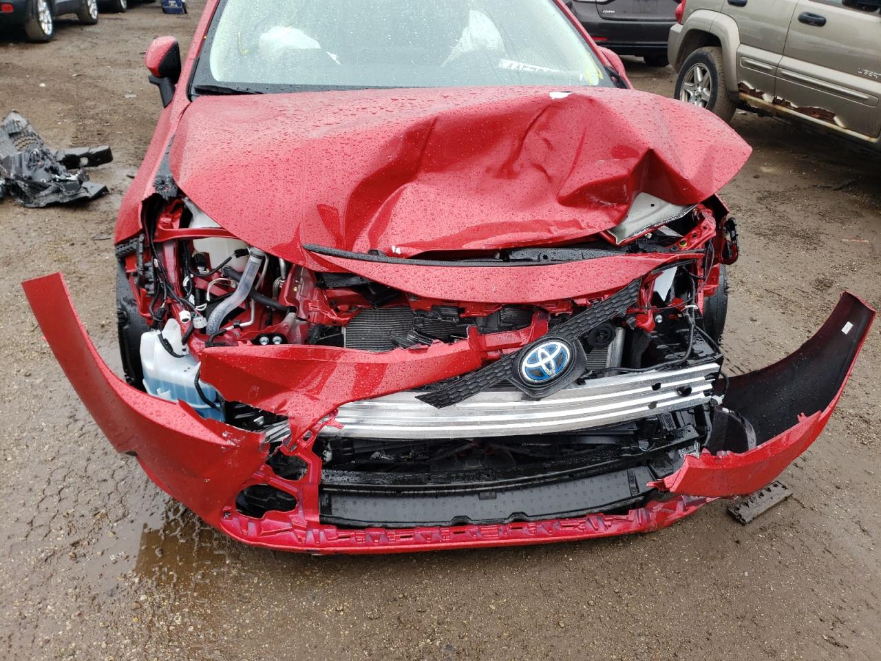 Photo 9 from auction – 2020 TOYOTA COROLLA with VIN JTDEBRBE0LJ000480