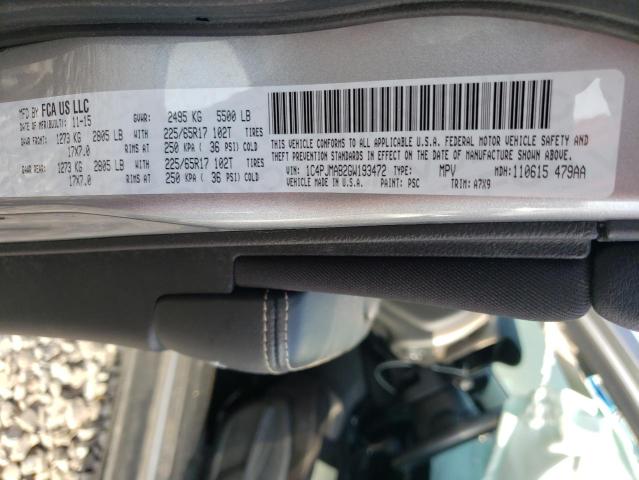 Photo 10 from auction – 2016 JEEP CHEROKEE S with VIN 1C4PJMAB2GW193472