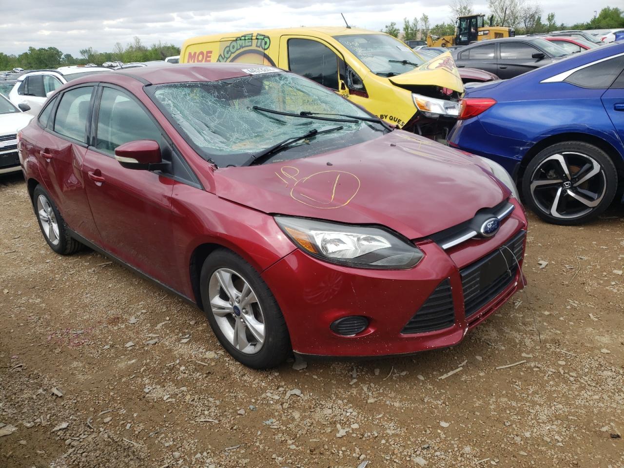 FORD FOCUS SE 2014 with VIN 1FADP3F22EL318978 - Photo from auction
