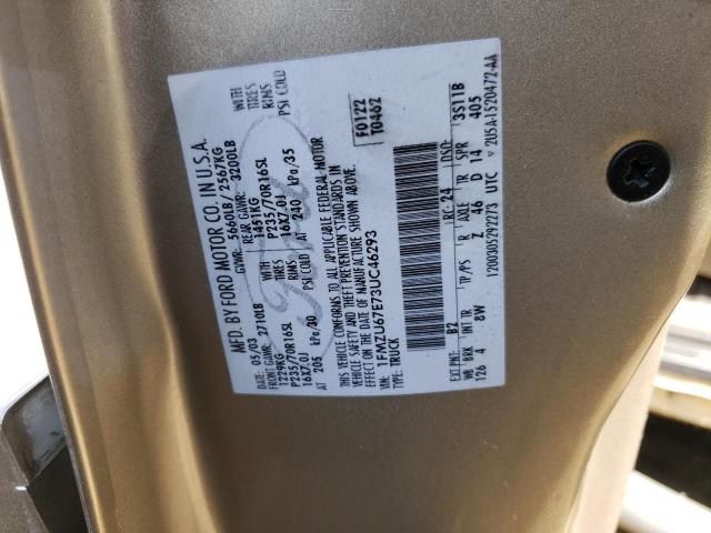 Photo 10 from auction – 2003 FORD EXPLORER S with VIN 1FMZU67E73UC46293