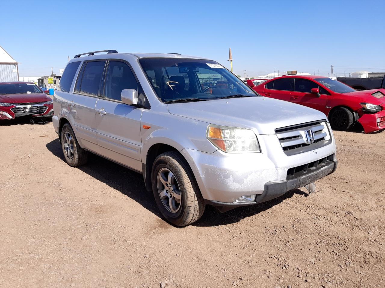 Photo 11 from auction – 2006 HONDA PILOT EX with VIN 5FNYF28636B047555