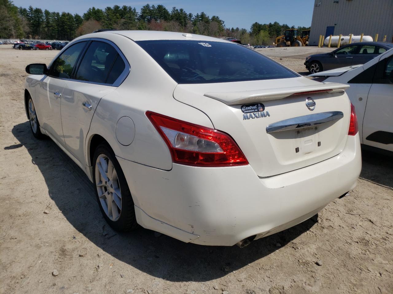 Photo 3 from auction – 2010 NISSAN MAXIMA S with VIN 1N4AA5AP4AC858183