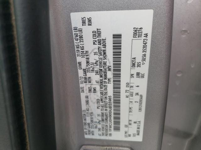 Photo 10 from auction – 2013 FORD ESCAPE SEL with VIN 1FMCU0H90DUB55985