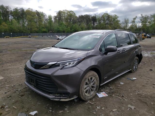 Photo 2 from auction – 2021 TOYOTA SIENNA LE with VIN 5TDKRKEC1MS033055