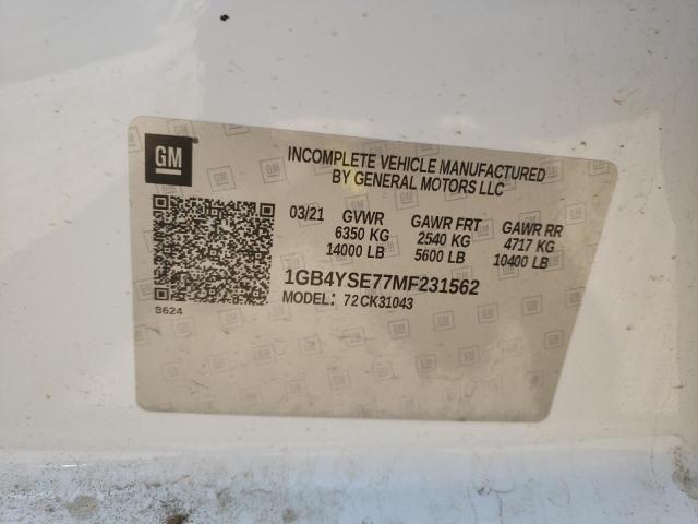 Photo 10 from auction – 2021 CHEVROLET SILVERADO with VIN 1GB4YSE77MF231562