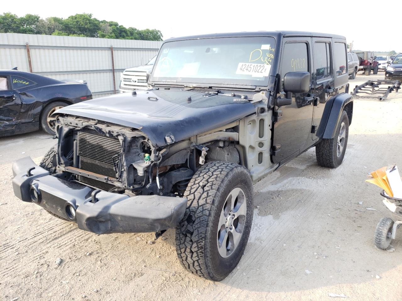 Photo 2 from auction – 2017 JEEP WRANGLER U with VIN 1C4BJWEG0HL663450