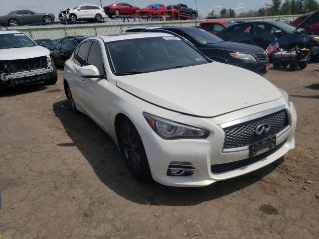 INFINITI Q50 BASE 2014 with VIN JN1BV7AR0EM694689 - Photo from auction