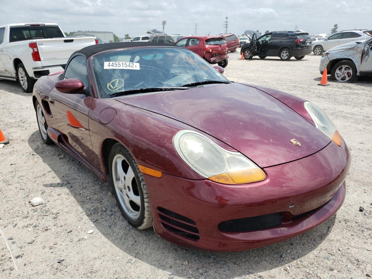 PORSCHE BOXSTER 2000 with VIN WP0CA2988YU622509 - Photo from auction