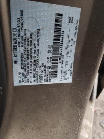Photo 10 from auction – 2004 FORD FREESTAR S with VIN 2FMDA52284BA66113