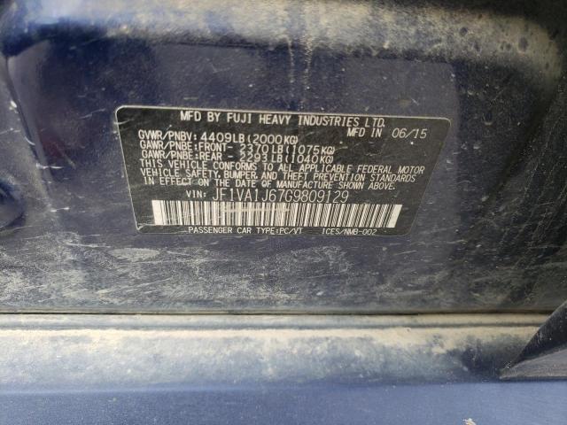 Zdjęcie 10 z aukcji – 2016 SUBARU WRX LIMITE z VIN JF1VA1J67G9809129