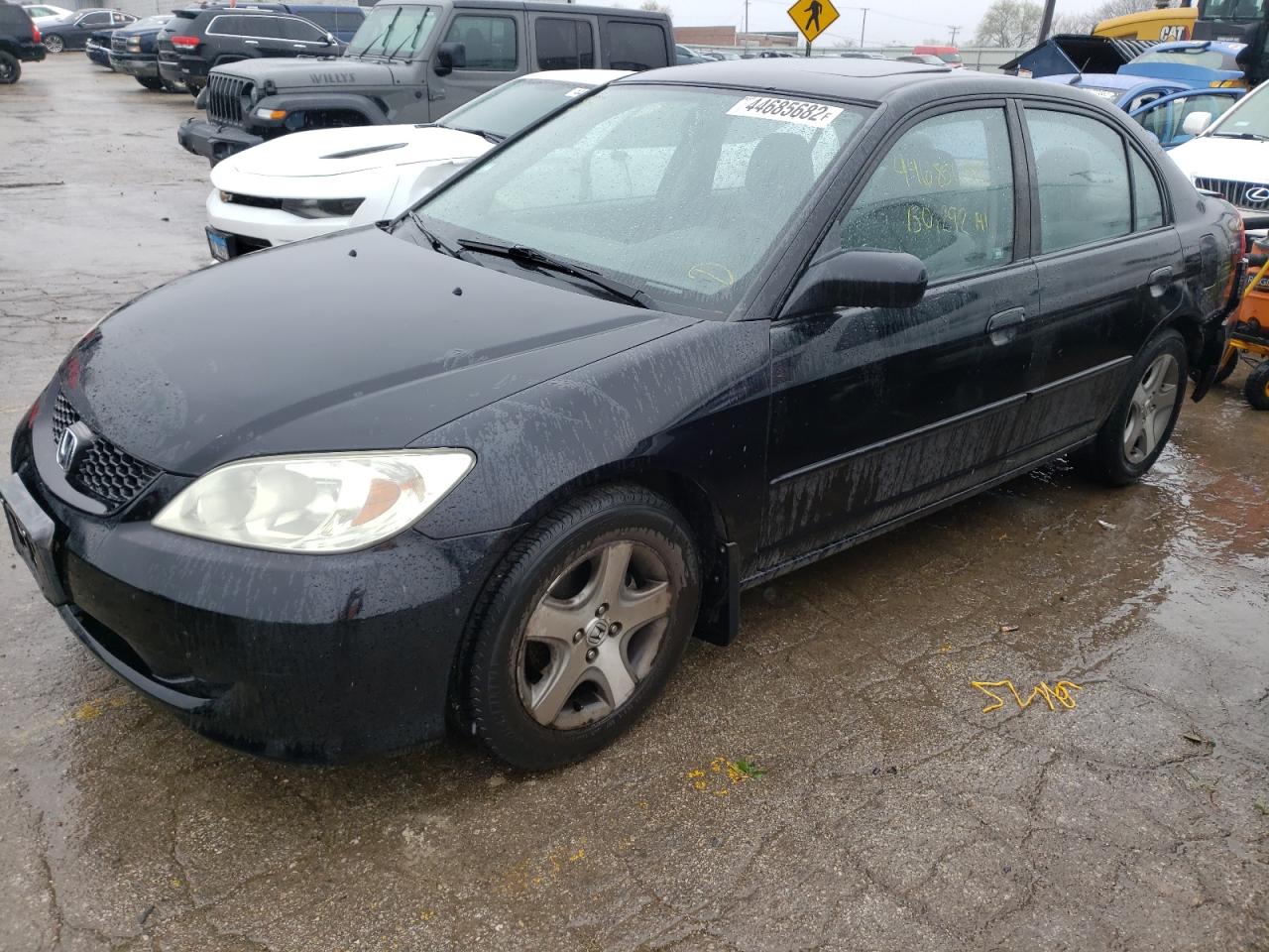Photo 2 from auction – 2004 HONDA CIVIC with VIN 2HGES26784H610358