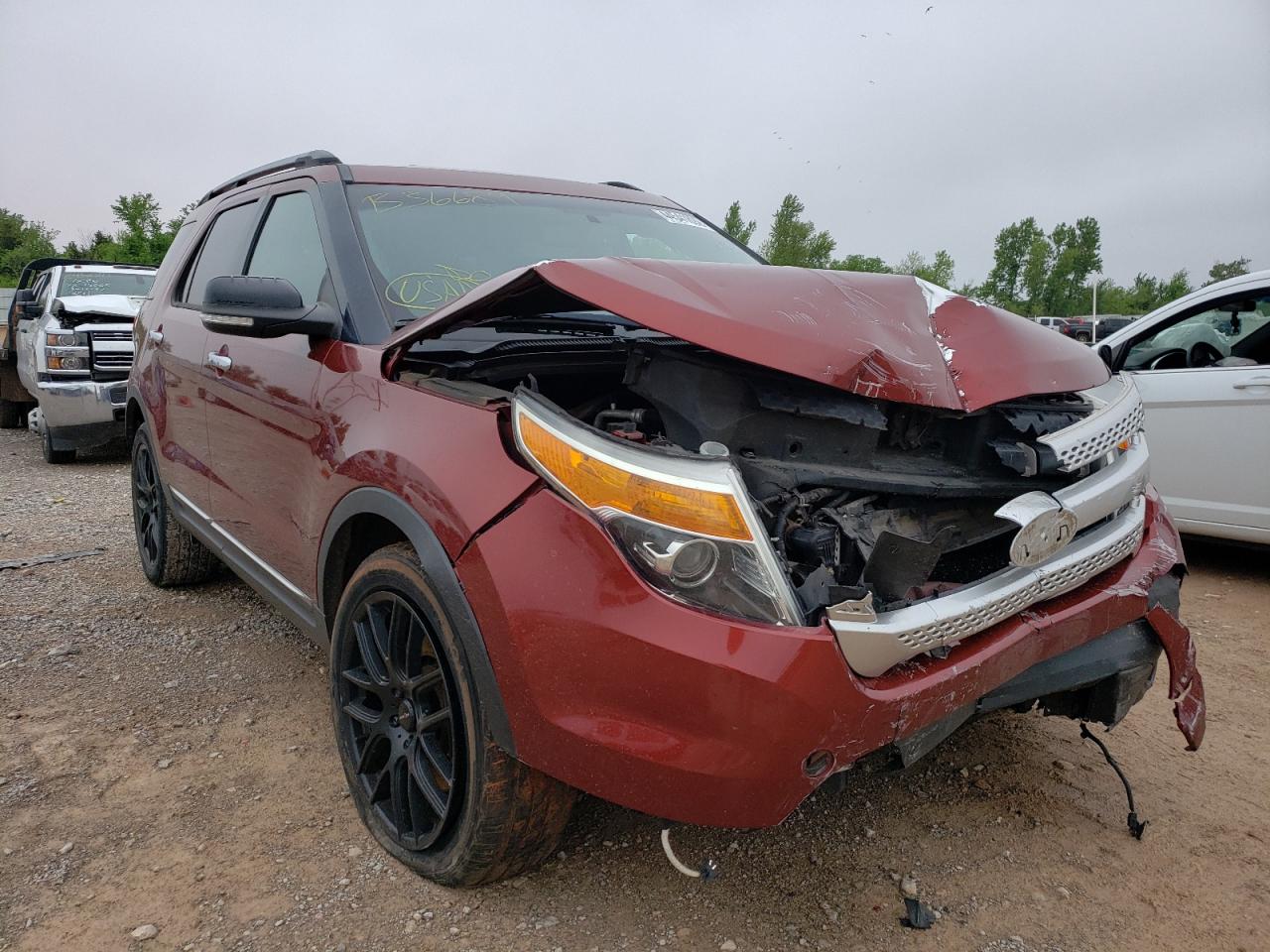 FORD EXPLORER X 2014 with VIN 1FM5K8D88EGB36689 - Photo from auction