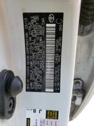 Photo 10 from auction – 2013 TOYOTA PRIUS with VIN JTDKN3DU2D5612072