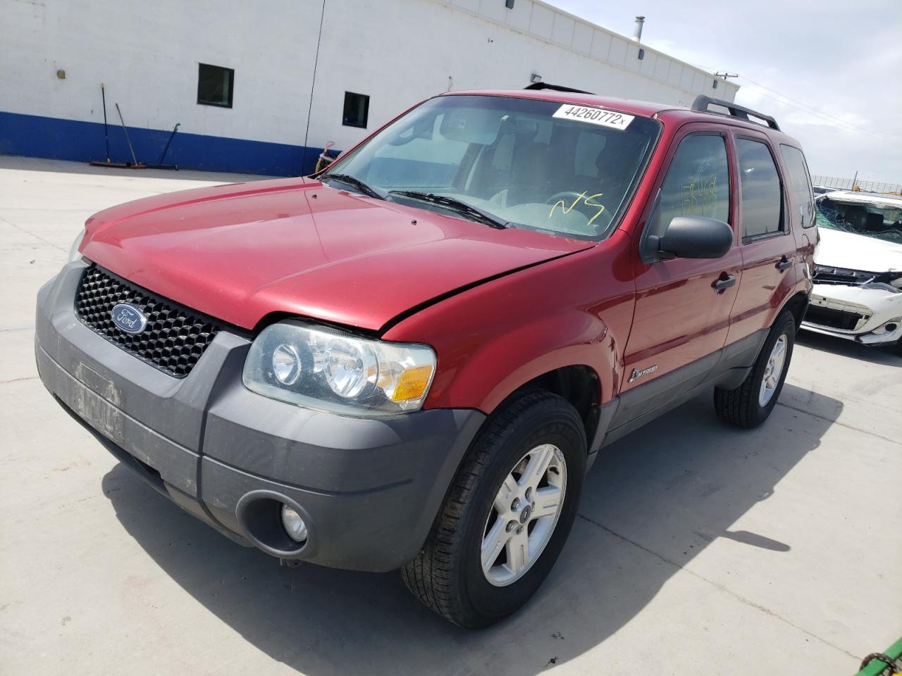 Photo 2 from auction – 2007 FORD ESCAPE HEV with VIN 1FMYU59H07KA62036