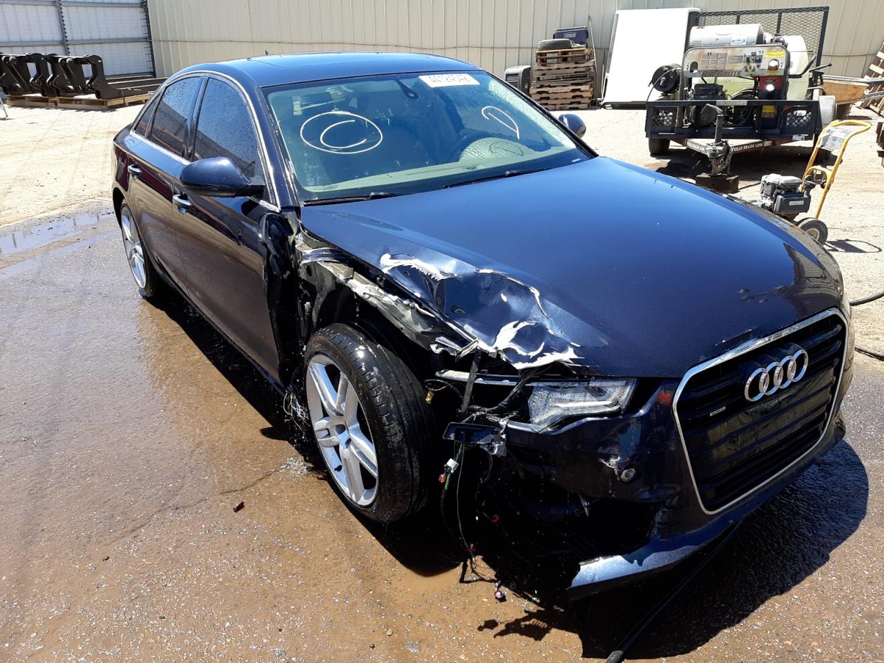 AUDI A6 PREMIUM 2015 with VIN WAUGFAFC5FN016336 - Photo from auction