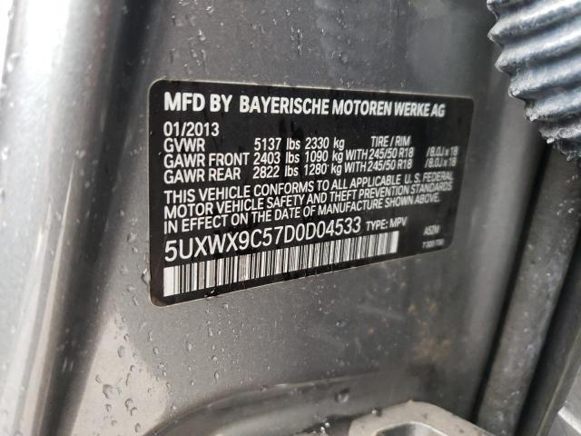 Photo 10 from auction – 2013 BMW X3 XDRIVE2 with VIN 5UXWX9C57D0D04533