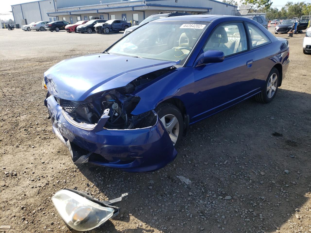 Photo 2 from auction – 2004 HONDA CIVIC EX with VIN 1HGEM22964L023533