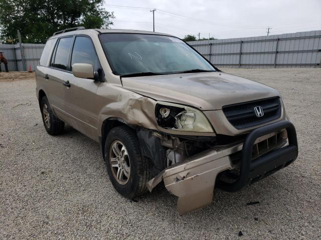 HONDA PILOT 2005 with VIN 5FNYF18595B063565 - Photo from auction