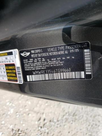 Photo 10 from auction – 2006 MINI COOPER S with VIN WMWRE33546TG99660