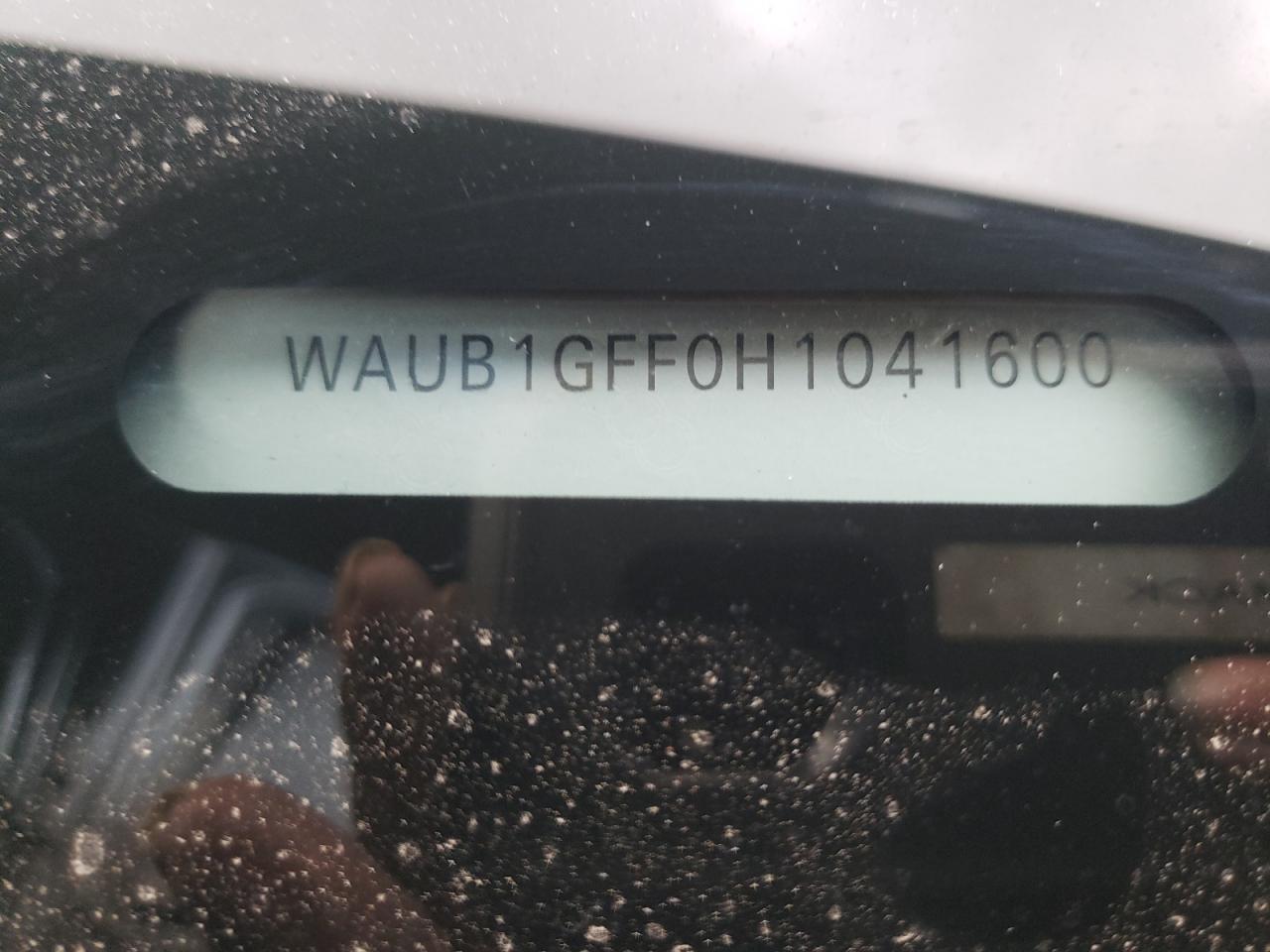 Photo 10 from auction – 2017 AUDI S3 PREMIUM with VIN WAUB1GFF0H1041600