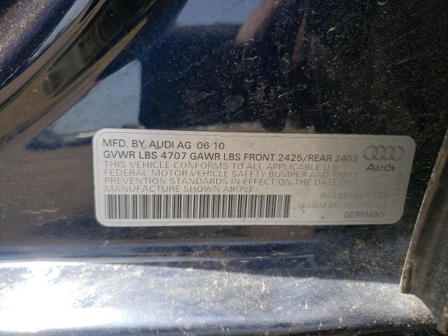 Photo 10 from auction – 2011 AUDI A4 PREMIUM with VIN WAUAFAFL4BN002203