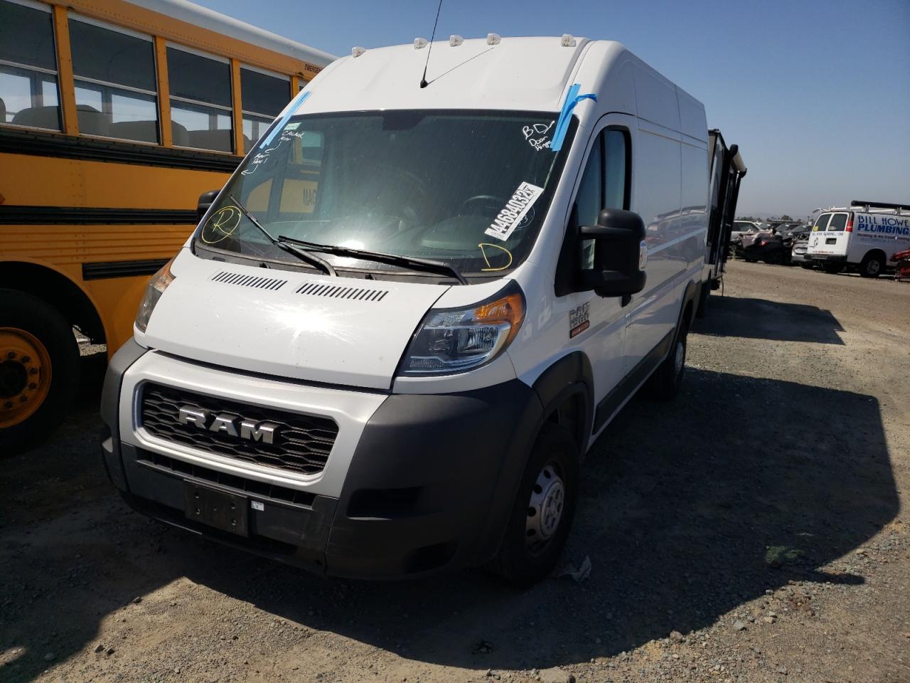 Photo 2 from auction – 2020 RAM PROMASTER with VIN 3C6TRVBG9LE102443