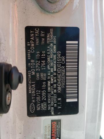 Photo 10 from auction – 2013 HYUNDAI ELANTRA with VIN KMHDH6AEXDU016949