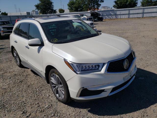 ACURA MDX TECHNO 2017 with VIN 5FRYD4H57HB009322 - Photo from auction