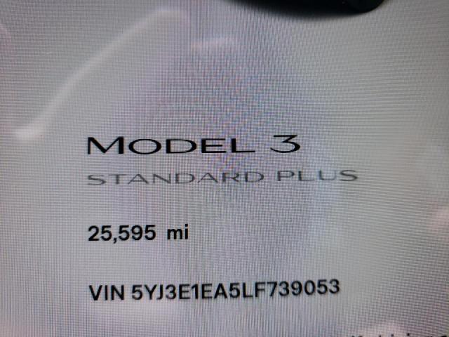 Photo 8 from auction – 2020 TESLA MODEL 3 with VIN 5YJ3E1EA5LF739053
