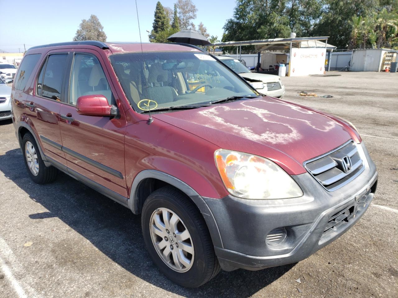 HONDA CR-V EX 2006 with VIN JHLRD68866C022362 - Photo from auction
