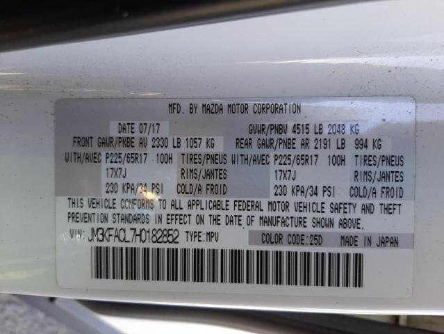 Photo 10 from auction – 2017 MAZDA CX-5 TOURI with VIN JM3KFACL7H0182852