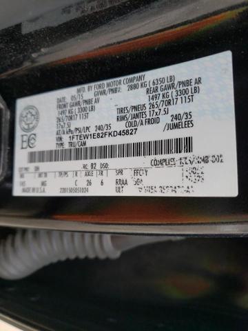 Photo 10 from auction – 2015 FORD F150 SUPER with VIN 1FTEW1E82FKD45827