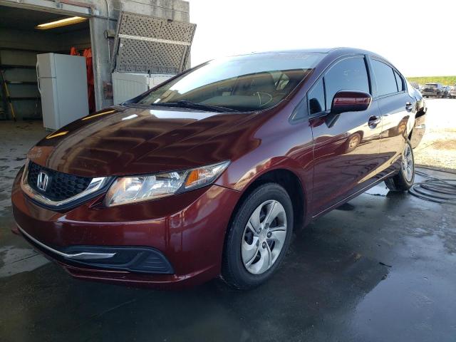 Photo 2 from auction – 2015 HONDA CIVIC LX with VIN 19XFB2F56FE071027