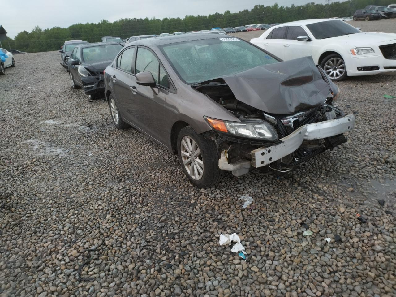 HONDA CIVIC EX 2012 with VIN 19XFB2F87CE393178 - Photo from auction
