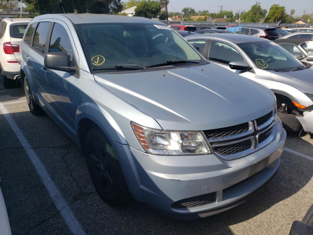 DODGE JOURNEY SE 2013 with VIN 3C4PDCAB2DT623861 - Photo from auction