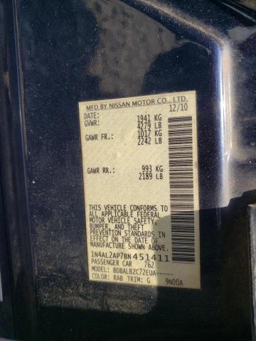 Photo 10 from auction – 2011 NISSAN ALTIMA BAS with VIN 1N4AL2AP7BN451411