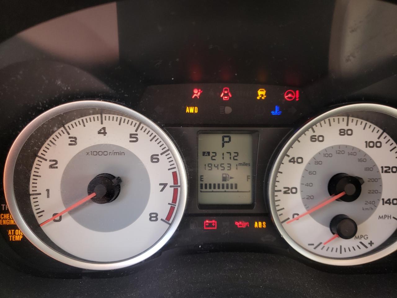 Photo 8 from auction – 2013 SUBARU IMPREZA PR with VIN JF1GPAD63DH203136