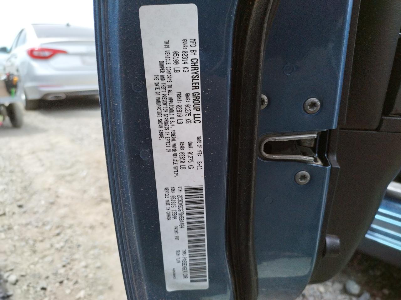 Photo 10 from auction – 2011 CHRYSLER 300 LIMITE with VIN 2C3CA5CG7BH584464
