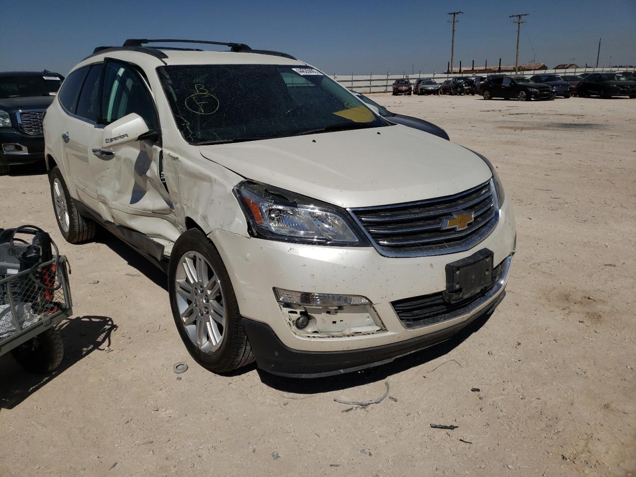 Photo 1 from auction – 2014 CHEVROLET TRAVERSE L with VIN 1GNKRGKDXEJ347593