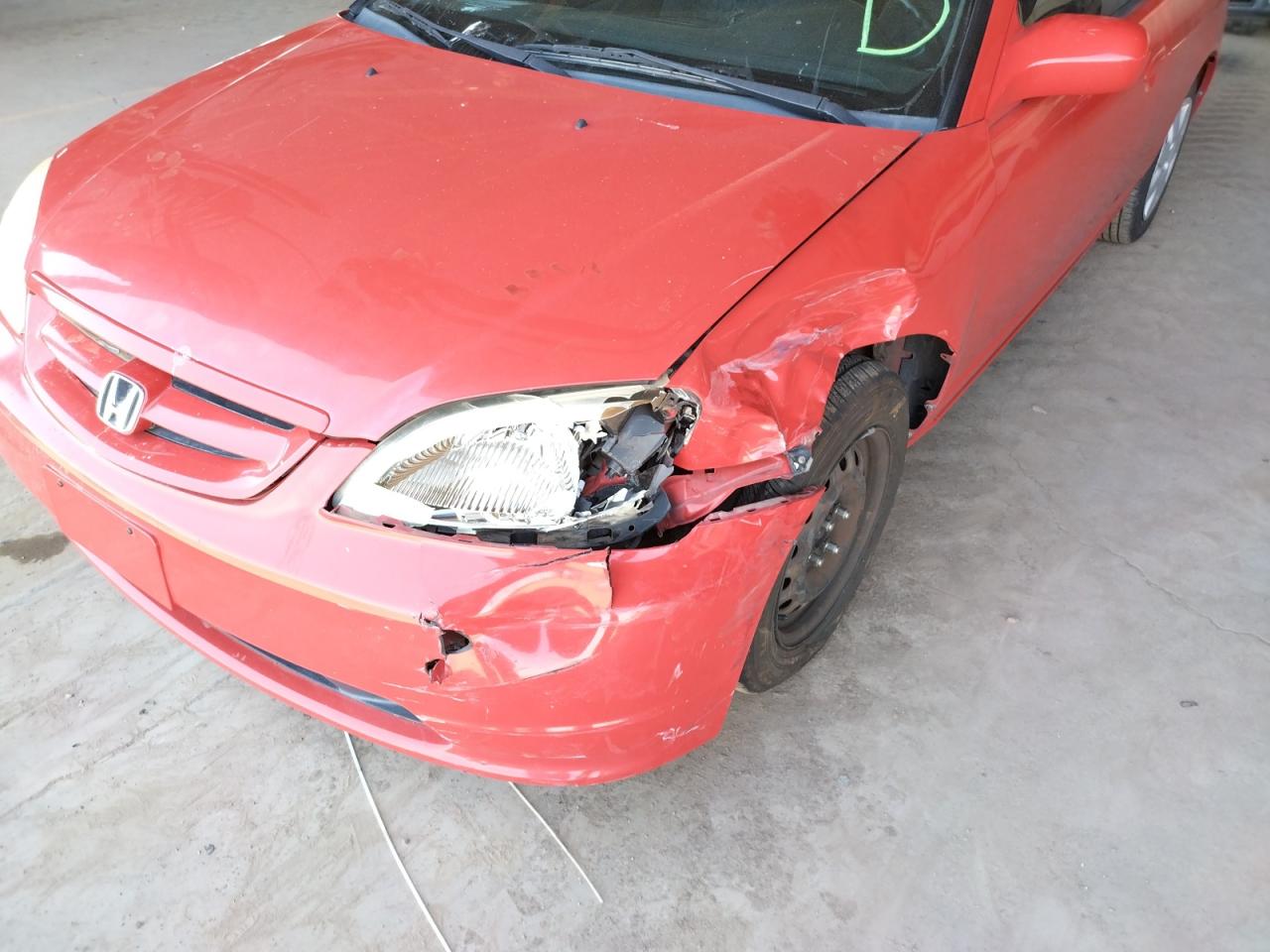 Photo 9 from auction – 2001 HONDA CIVIC SI with VIN 1HGEM229X1L106412