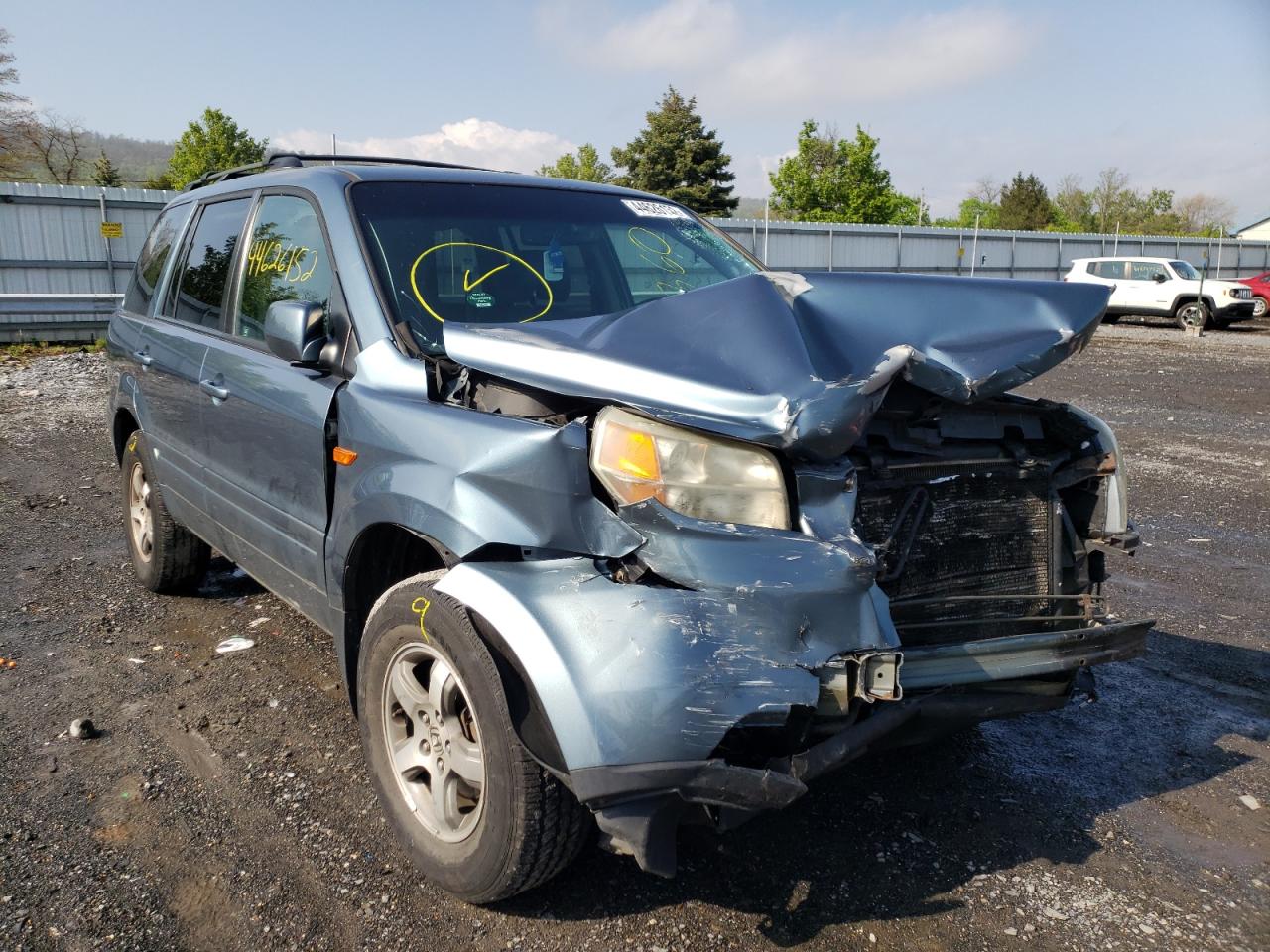 HONDA PILOT 2006 with VIN 5FNYF18636B020088 - Photo from auction
