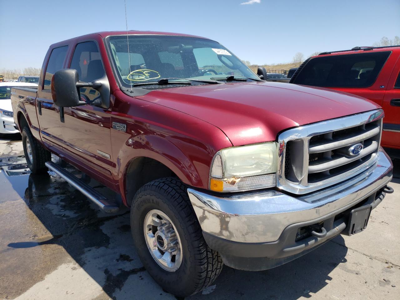FORD F250 SUPER 2004 with VIN 1FTNW21P94EA39237 - Photo from auction