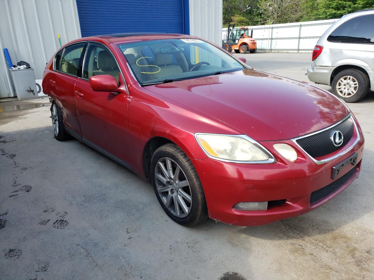 LEXUS GS 350 2007 with VIN JTHCE96S570008616 - Photo from auction