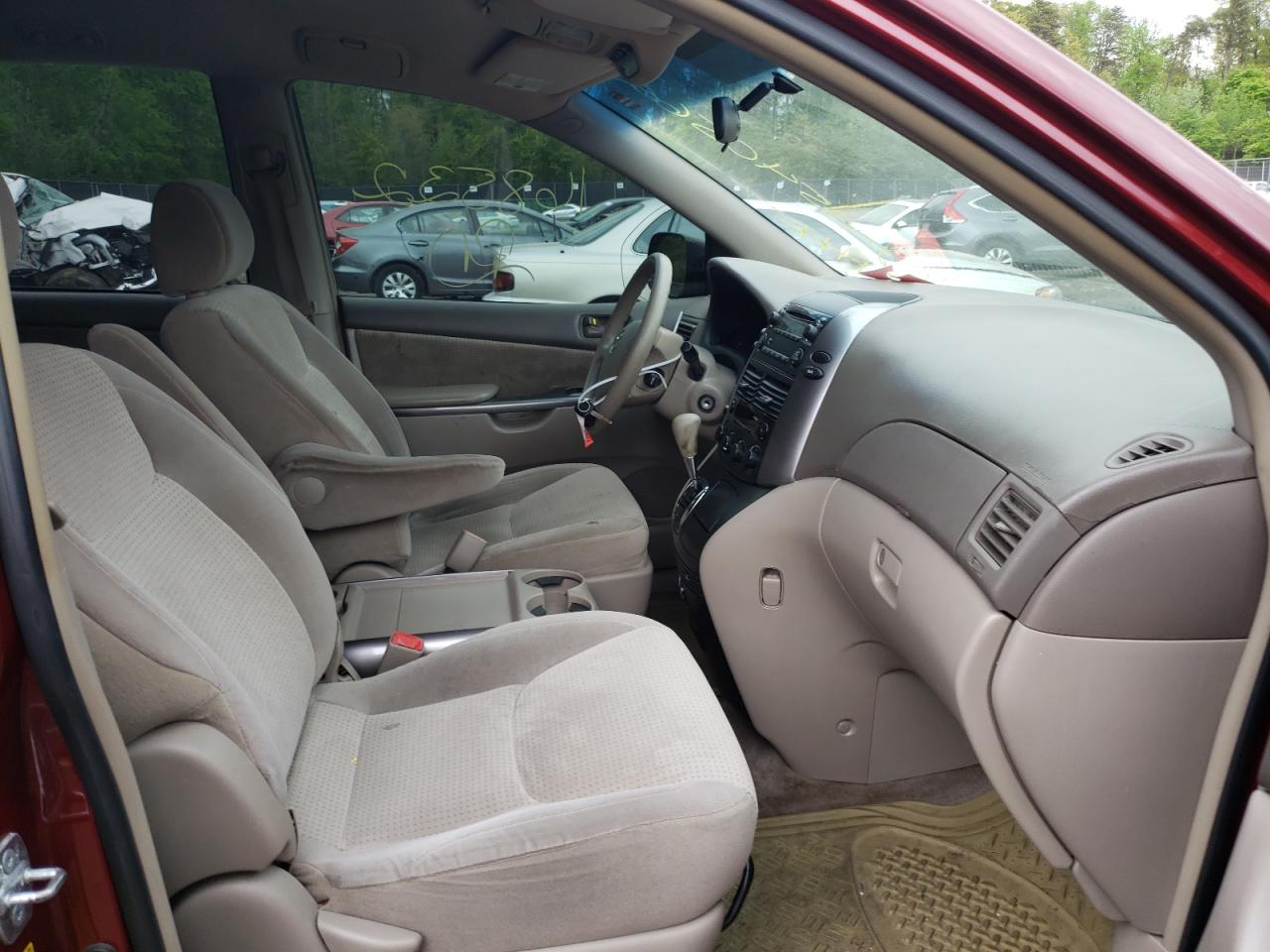 Photo 5 from auction – 2007 TOYOTA SIENNA CE with VIN 5TDZK23C97S098665