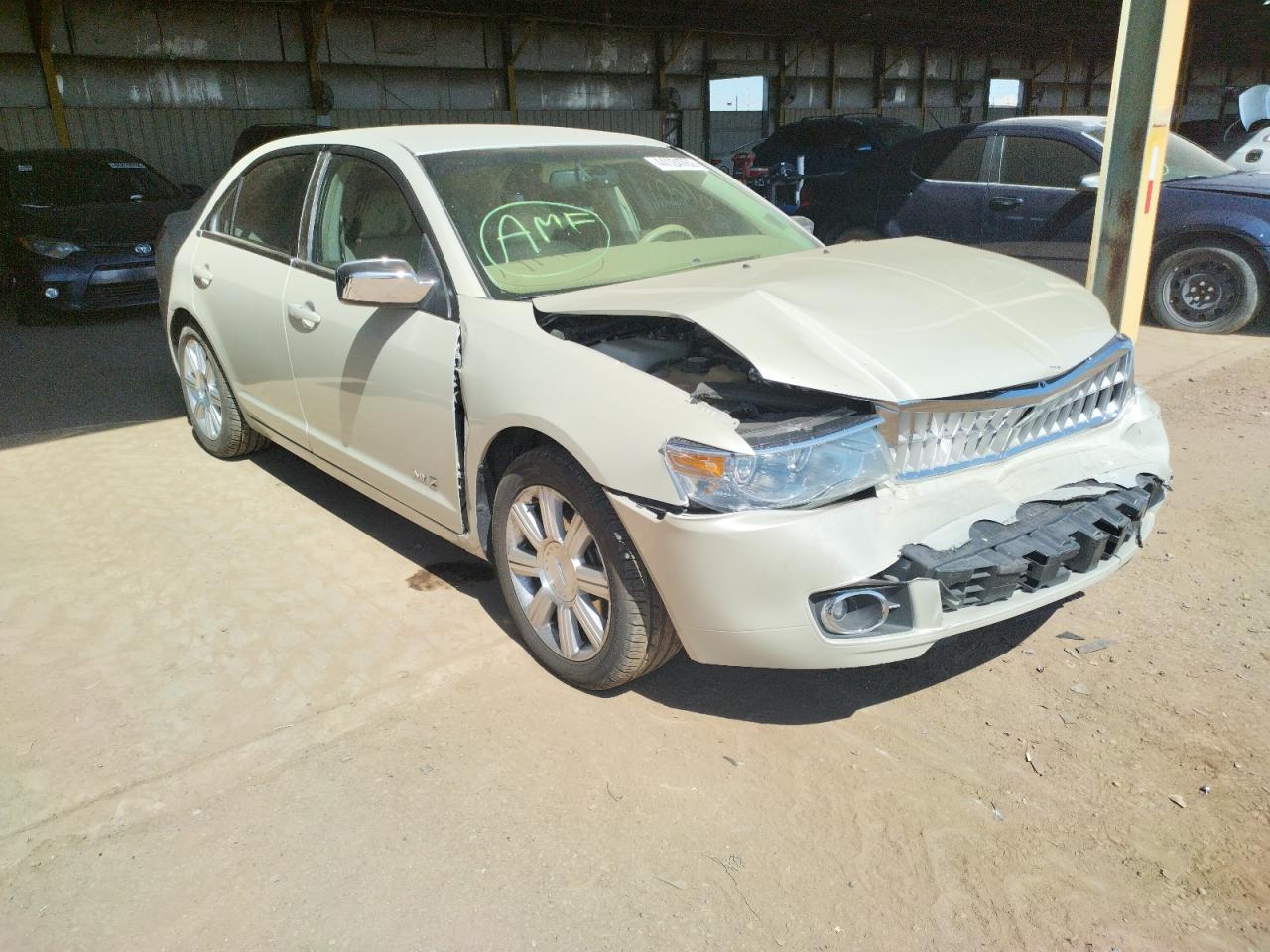 LINCOLN MKZ 2008 with VIN 3LNHM26T78R636846 - Photo from auction